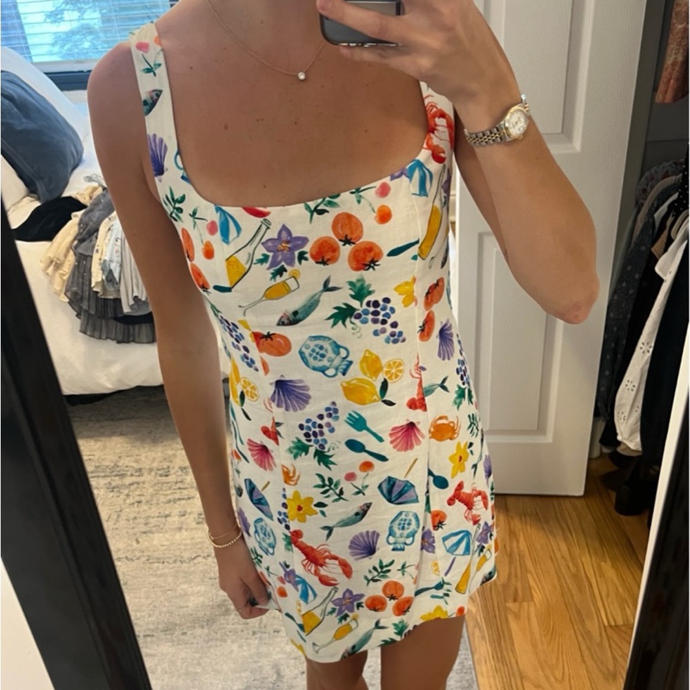 Show Me Your MuMu Colorful Floral Mini Dress